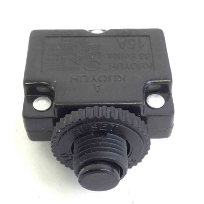 Bowflex BXT 116 Treadmill Power Entry On Off Push Circuit Breaker 15A 800-4775