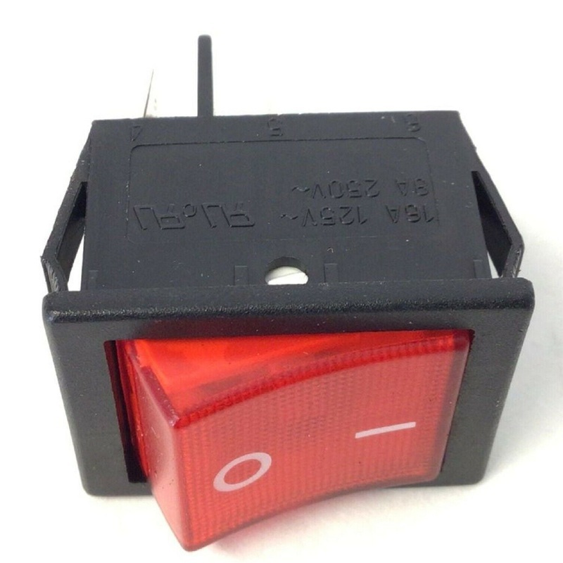 Bowflex BXT6 Treadmill Power Entry On Off Switch 16A/8A 125V/250V