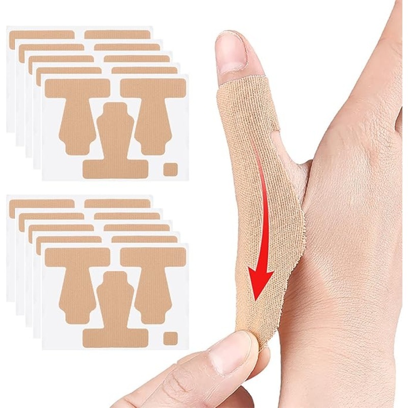 10 Sheet Thumb Support Tape for Arthritis & Tendonitis Pain Relief