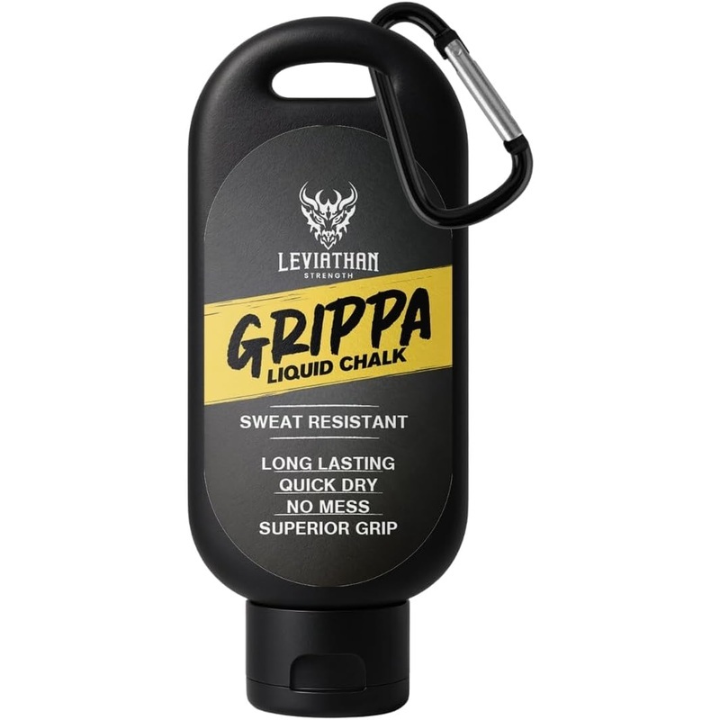 | GRIPPA | Liquid Chalk | Mess Free Gym Chalk for Weightlifting | Gymnastics | Rock Climbing | Dancing | Sweat Resistant | The Ultimate Grip Enhancer |