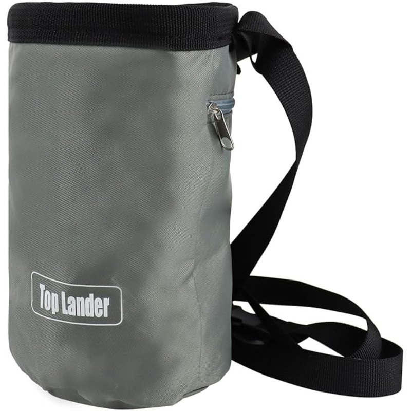 Climbing Chalk Bag, Oxford Bouldering Chalk Bag Rock Climbing Bag with Adjustable Belt, Wear-Resistant Rock Climbing Chalk Bag for Rock Climbing, Weightlifting