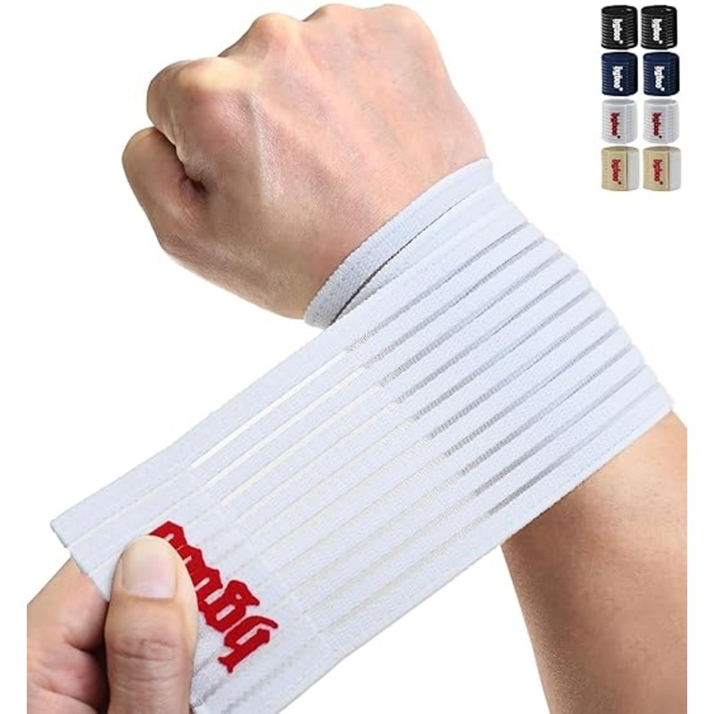 Compression Wrist Bands (2 PCS), High-Elastic Straps Wrist Wraps Wrist Brace for Sports Weightlifting Tennis Basketball Tendonitis Carpal Tunnel Arthritis