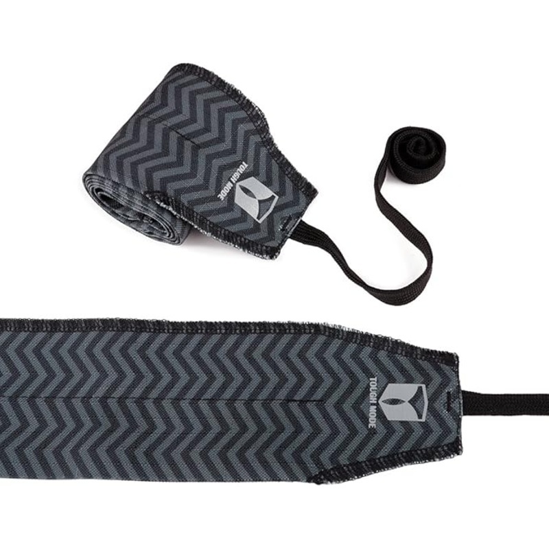 Tough Mode Apparel Strength Wrist Wraps WOD Weightlifting Cross Training Support Workout Lifting Bodybuilding Gym