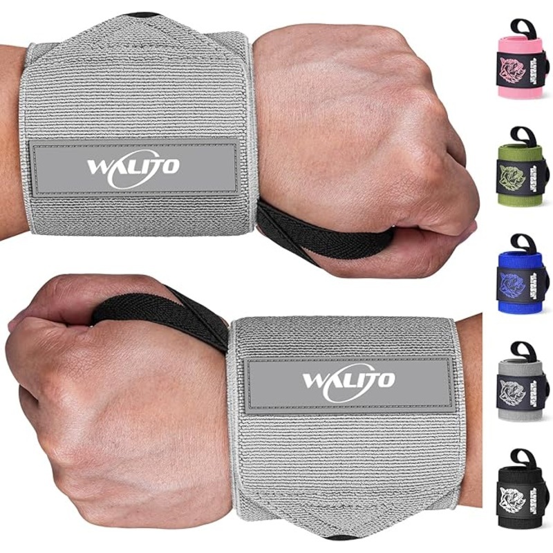 Wrist Wraps for Weightlifting-21″ Lifting Wrist Straps for Weightlifting,Weight Lifting Wrist Wraps with Thumb Loop,Breathable Wrist Brace, Avoid Injury and Maximize Grip for Men & Women Powerliftin